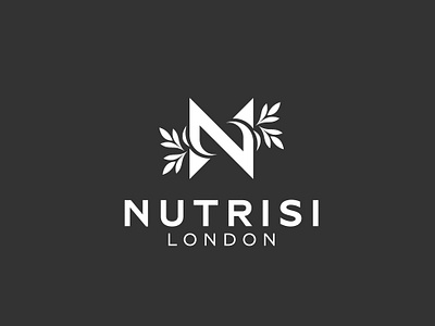 N nutrisi logo brand design branding graphic design illustration letter logo logo logodesign logotype minimalist modern n n logo nature nft nutrisi