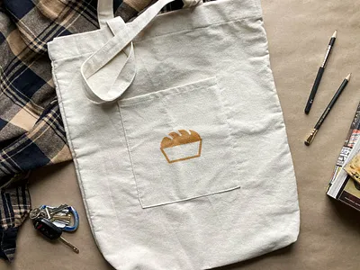 Etain/ tote bag - logo mark bag brand brand design brand identity branding bread canvas bag design graphic design illustrator logo logo design logo mark logotype photoshop tote bag