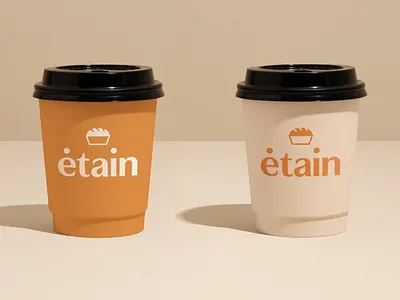 Etain/ coffee cup - alternate colors bakery boulangerie brand brand design brand identity branding coffee cup cup design disposable cup etain etain boulangerie graphic design logo logo design logo mark logotype