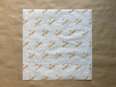 Etain/ logo - parchment paper bakery boulangerie brand brand design brand identity branding etain etain bakery graphic design illustrator logo logo design logo mark logo pattern logotype parchment paper pattern photoshop wax paper wrapping