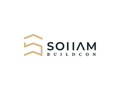 Logo : Soham Buildcon branding graphic design logo property logo design property symbol real estate logo