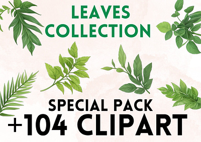 Leaves Clipart botanical clip art clipart clipart png design graphic design green greenery leave leaves png