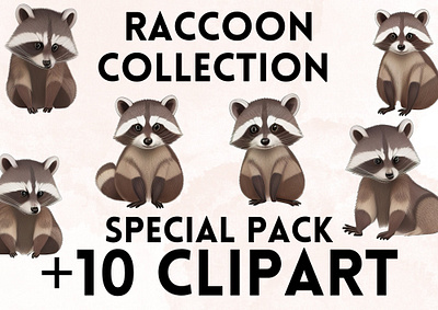 Raccoon Clipart animal animals clip art clipart clipart png design graphic design illustration motion graphics png raccoon