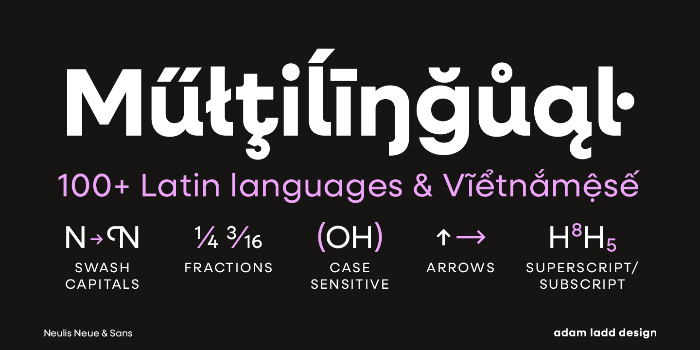 Neulis neue neulis cursive neulis sans by adam ladd design on dribbble