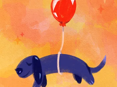 Dachshund illustration dachshund dog dog drawing dog illustration freelance illustrator illustration procreate procreate illustration watercolor watercolor drawing