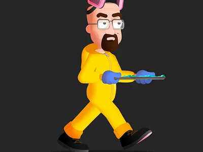 🧪 🥽 💎 after effects animated gif animation cartoon character gif illustration loop vector