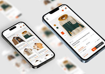 Online Marketplace Mobile App Design app ecommerce fashion ios iphone market market place minimalist mobile app mockup online shop online store product product details product page shopping ui ux