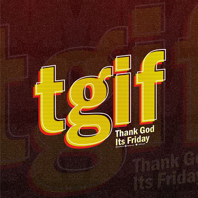 TGIF Online Brand and Advert 3d animation motion graphics ui