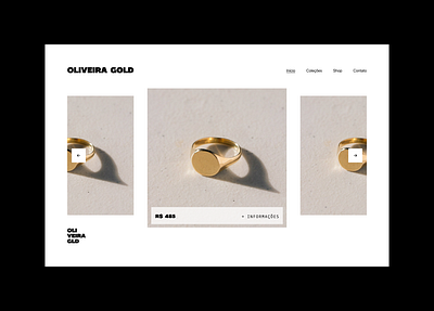 Oliveira Gold branding design website
