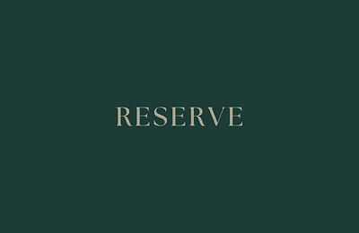 Reserve branding design logo