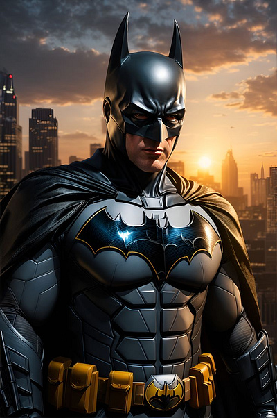 The Bat-Man 3d animation dc graphic design marvel motion graphics ui