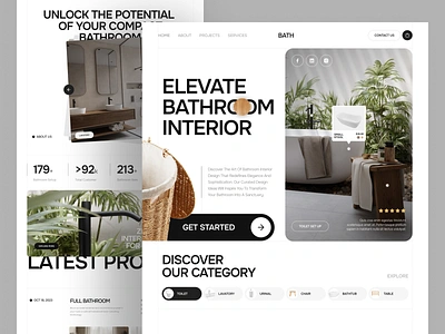 BATH- Interior Service Company Homepage architecture awe interior interior agency interior design interior service interior website service company web website