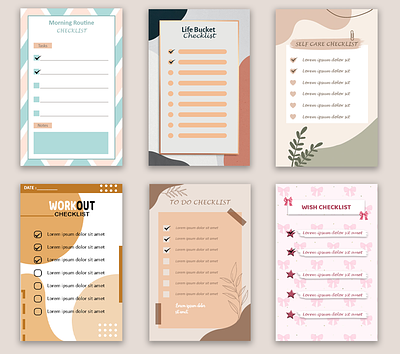 I will design checklists for you annual report checklist planner workbook worksheet