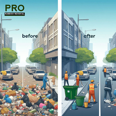 Rubbish Removal SM Poster 8 graphic design illustration rubbish removal waste management