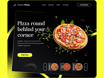 Pizza Banner Design banner banner design creative design design food food banner food banner design graphic design pizza pizza banner pizza banner design pizza design ui uiux ux