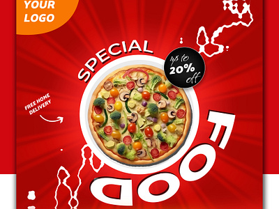 Special food menu social media post for food promotion design design template food menu food promotion freepik graphic art graphic design graphics photoshop photoshop art photoshop graphics poster design poster design template red post social media post social media post design template design