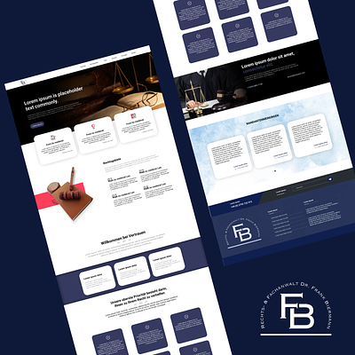 Attorney Website | Lawyer/Law Firm Landing page Design attorney website branding graphic design landing page design lawyer logo uiux web webdesigh