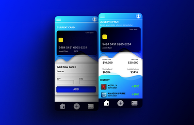 UI DESIGN/FINANCIAL APP app design financial ui