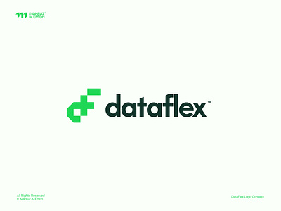 DataFlex Logo Concept app brand identity branding coding creative data dataflex flexible graphic design lettermark logo logo design mahfuzaemon modern pictorial programming simple software technology unique