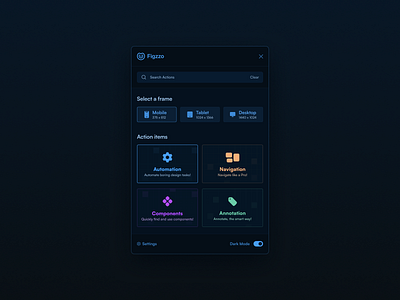 Figzzo - Figma Plugin Concept app figma plugin ui ui design