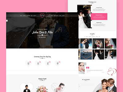 Wedding HTML Template - Love & We wedding planner