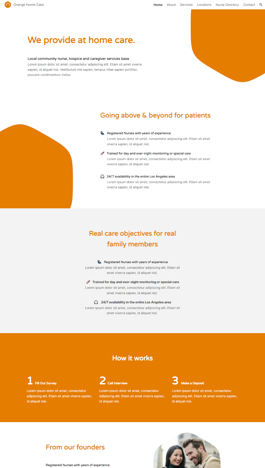 Fun Google Sites Template for Healthcare or Caregivers google sites google sites template google sites theme web design website