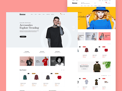 Elegant Fashion Template HTML Version – Kenne fashion html5 modern responsive shopping store