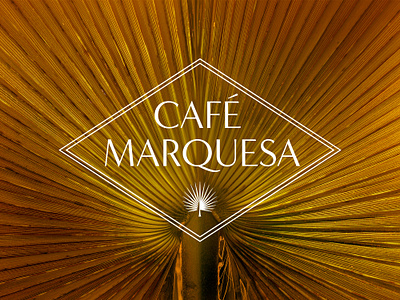 Café Marquesa 2d 2d design brand brand identity branding design graphic design hospitality logo logomark logotype luxury modern travel