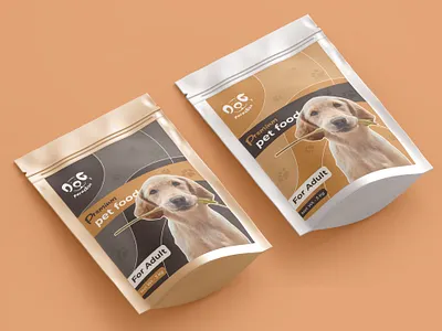Dog's Paradise - Premium Pet Food Brand Packaging Design advertising branding business custom design food brand graphic design label logo logo design packaging design pet sticker
