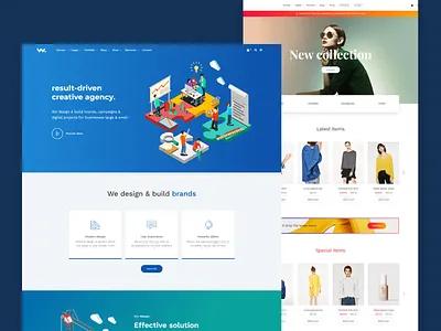 Creative Agency HTML Template - Wilson website template