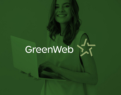 GreenWeb / Visual identity development business creative geometry graphic design green online shoping shortlist star typography web