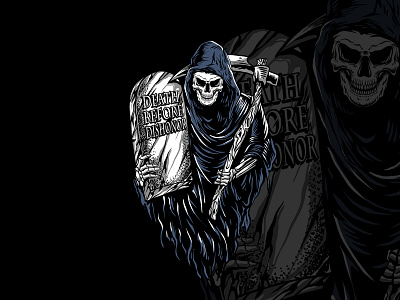 Death Before Dishonor artwork branding design graphic design illustration tattoo vector