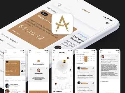 LAWapp app best branding cool design document idea interface kickstarter law lawapp legal mobile promotion services sos startup ui user ux