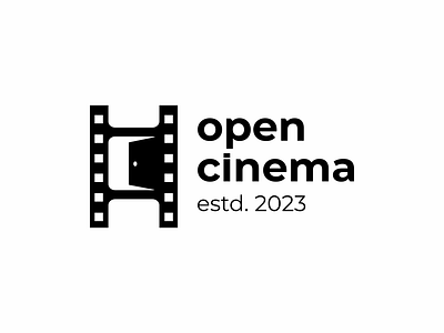 open cinema cinema door logo movie open outdoor