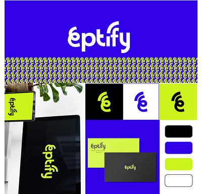 Eptify logo design asma qamar brand identity branding brandsbyasma logo logo design