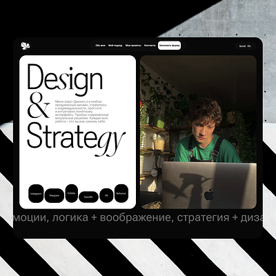 Dnnkorr. Portfolio animation branding design graphic design illustration lading page logo ui ux vector web design web designer website