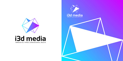 Three dimensional media logo media vr