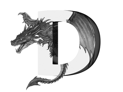Dragon Text design graphic design logo typography