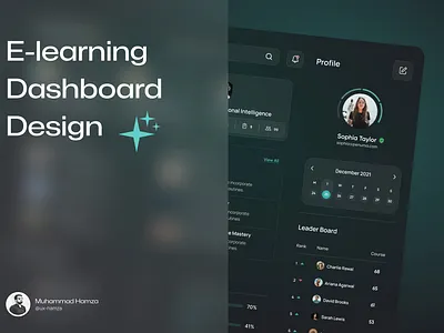 E-learning Dashboard 📊 branding dashboard deashboard design design e learning e learning dashboard saas project ui uiux ux