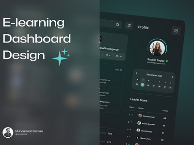 E-learning Dashboard 📊 branding dashboard deashboard design design e learning e learning dashboard saas project ui uiux ux