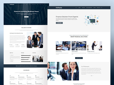 Finance & Consultants WordPress Theme finance wordpress web design web developing web development wordpress wordpress theme