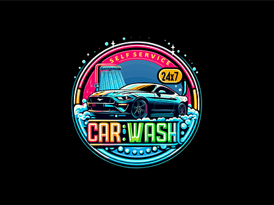 Creative logo Design for Brand Car Wash automotive logo car logo car wash logo car washing logo wash logo washing logo