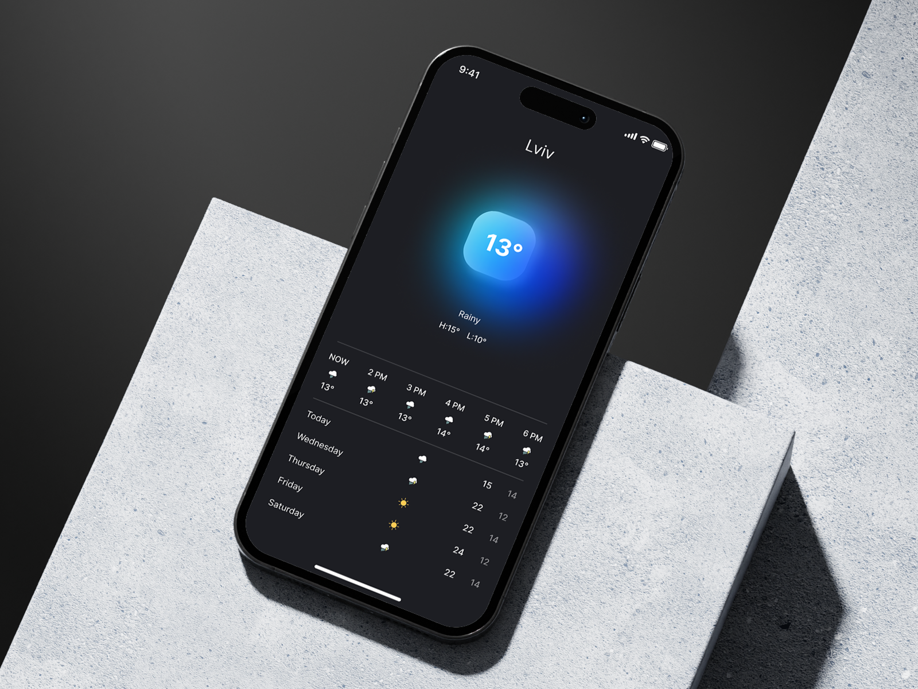 Daily UI - #37_Weather concept daily ui design mobile mobile app style ui ux weather weather app