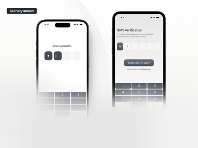 Daily Ui 21 | Enter secruity PIN dailyui enterpin pin secruitypin ui