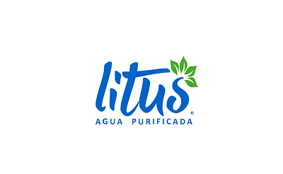 Litus Logo Animation intro animation leaf logo unveil writing animation