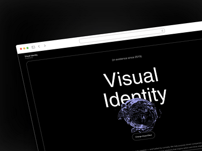Visual Identity - Website branding design ui ux web web design web design agecny