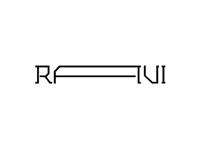 RAVI graphic design logo