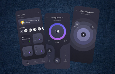 Smart home app app figma ios mobile smarthomeapp ui