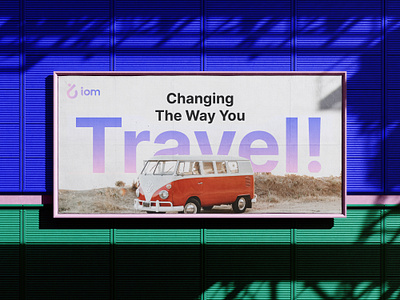 Green mobility travel banner design for web3 crypto IOM banner banner design blockchain brand design branding colourful crypto design graphic design green mobility mobility post post design poster poster design rv social media travel traveller web3