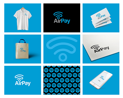 Wallet logo - Air Pay bank logo fintech logo logo logo design money logo pay logo payment logo payment transaction logo wallet logo
